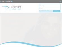 Tablet Screenshot of premierdentalcare.co.uk